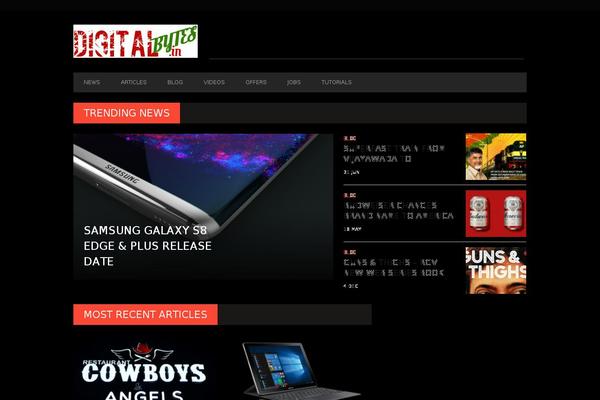 BUCKET theme site design template sample
