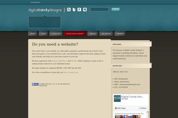 Cherrytruffle theme site design template sample