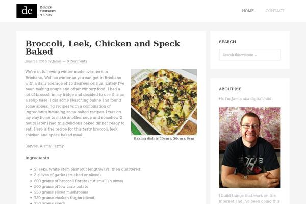 WordPress website example screenshot