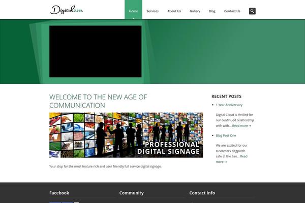 Inceptio theme site design template sample