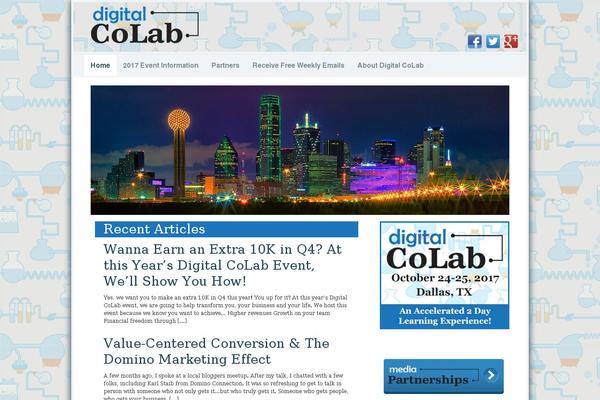 Focus theme site design template sample