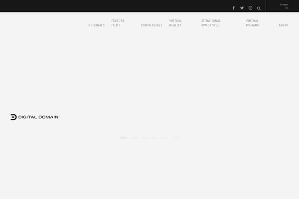 Cinerama theme site design template sample