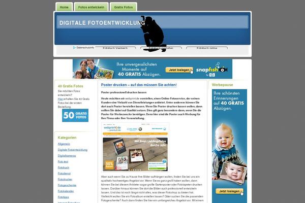 Digg3 theme site design template sample