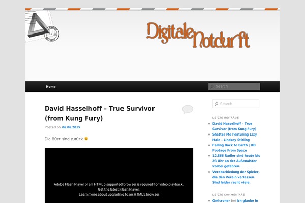 digitale-notdurft.de site used Twenty Eleven