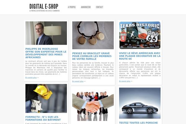 Shaken Grid Lite theme site design template sample