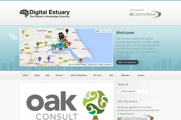City Guide theme site design template sample