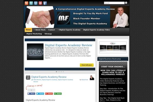 Graphene theme site design template sample