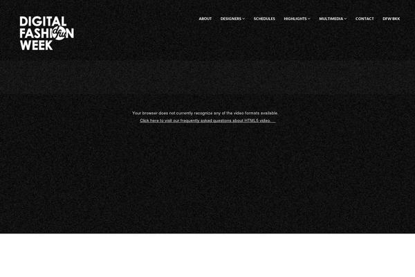 digitalfashionweek.com site used Dfw