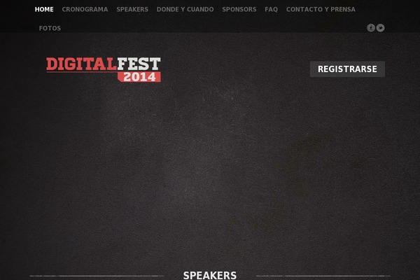 Fest theme site design template sample