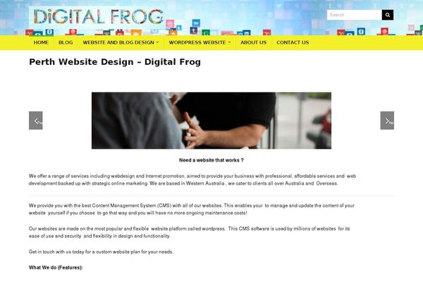 Breakthrough-pro theme site design template sample