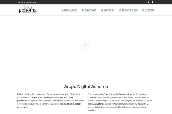 digitalgenoma.com site used Jupiter Child