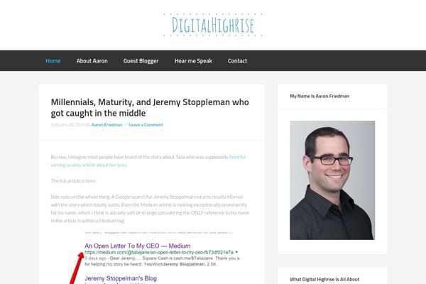 Enterprise Pro theme site design template sample