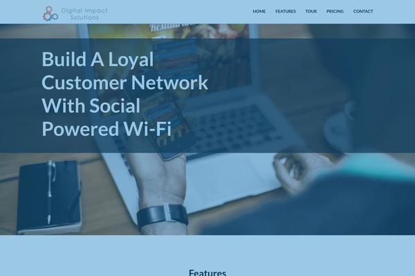 OneEngine theme site design template sample