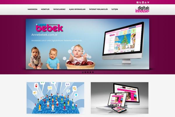 Dina theme site design template sample