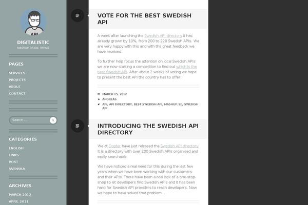 Writr theme site design template sample