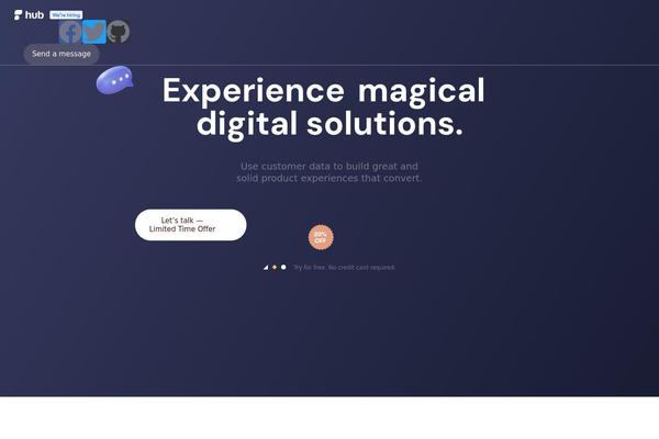 Site using Hub-elementor-addons plugin