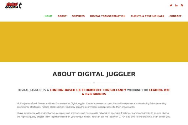Corsa theme site design template sample