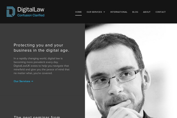 Digitallaw theme site design template sample