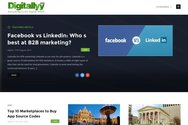 digitallyy.com site used Kitetheme