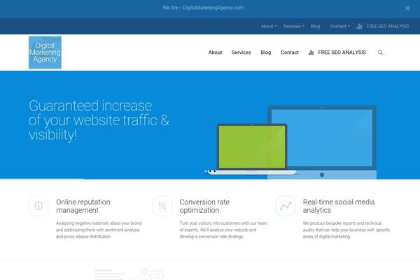 SEOWP theme site design template sample