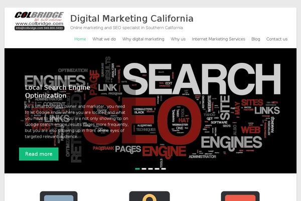 Spacious theme site design template sample