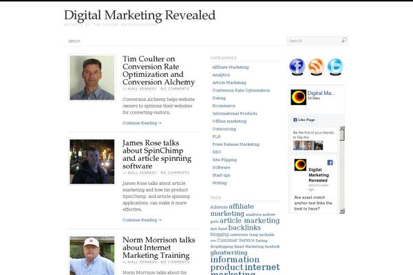 Platform theme site design template sample