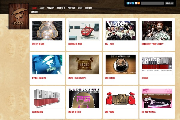 Flex theme site design template sample