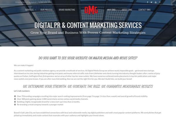 Vela theme site design template sample