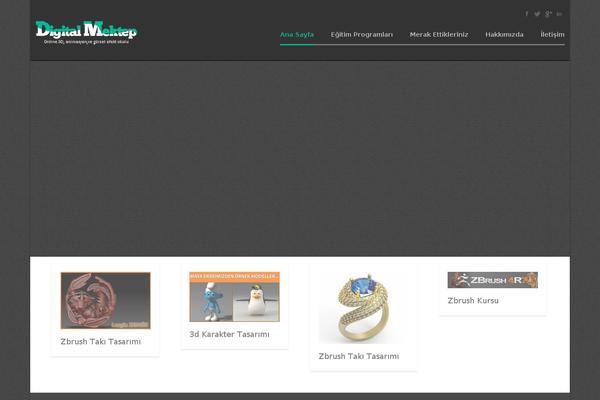 Retro theme site design template sample