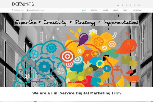 Circles theme site design template sample