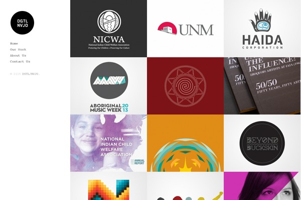 Mesh theme site design template sample