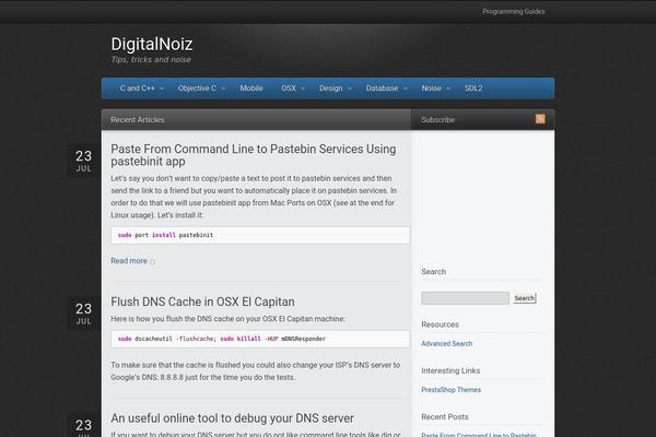 Traction theme site design template sample