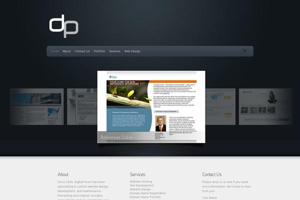 Envisioned theme site design template sample