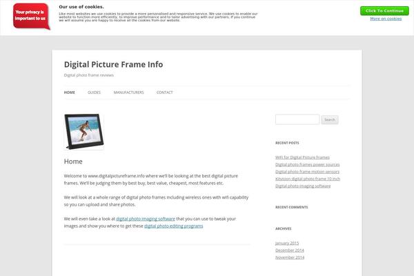 WordPress website example screenshot