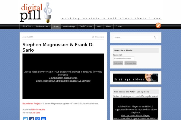Fresh News theme site design template sample