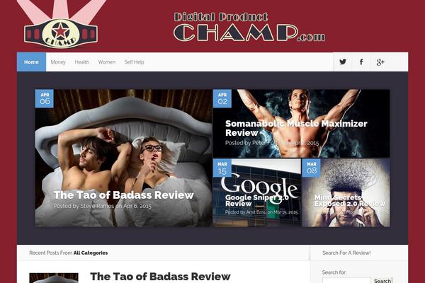 Nexus theme site design template sample