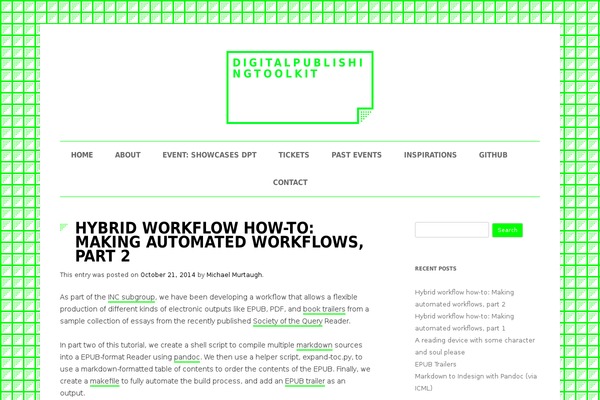 Site using Aesop Story Engine plugin