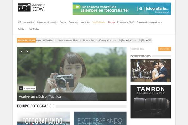 News Hunt theme site design template sample