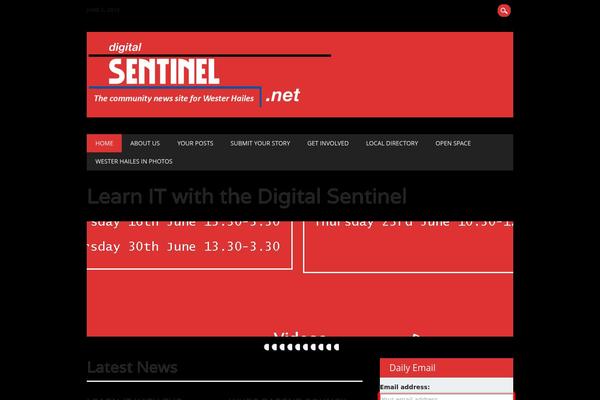 Newswire theme site design template sample