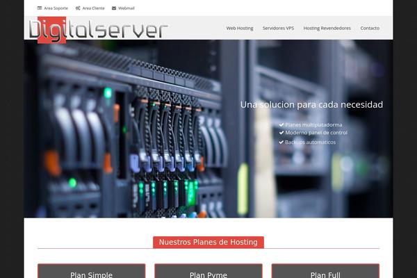 Megahost theme site design template sample