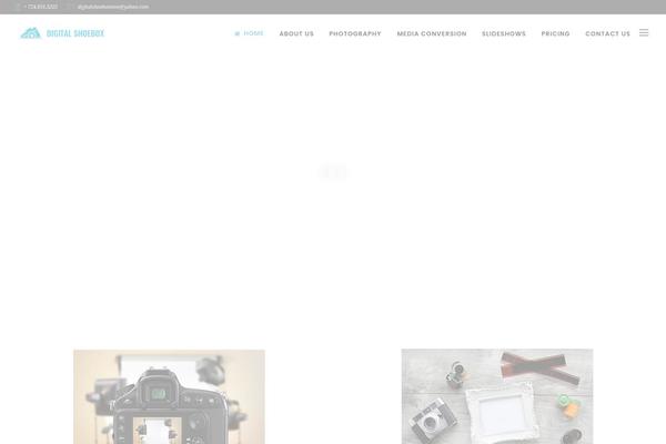 Blu theme site design template sample