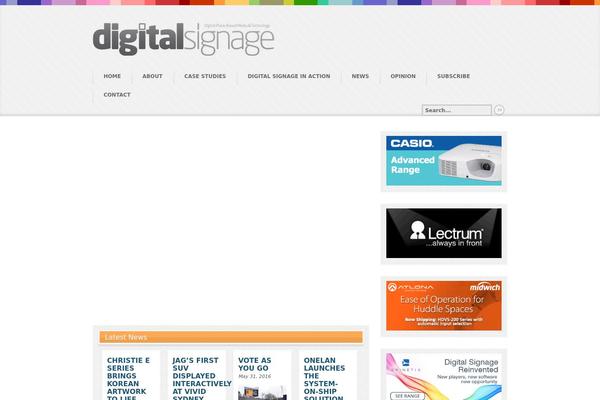 Continuum theme site design template sample