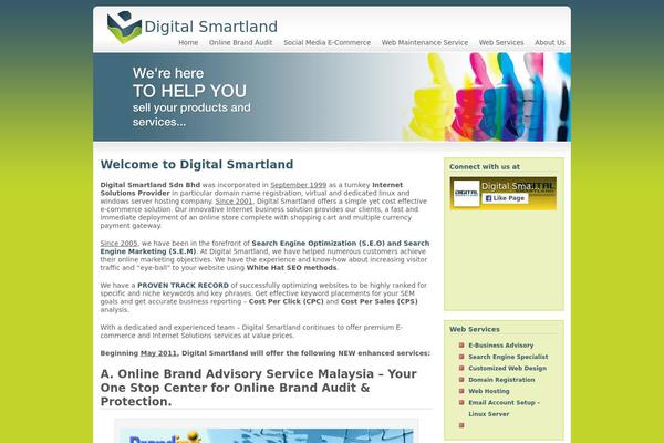 digitalsmartland.com site used Bluebusiness