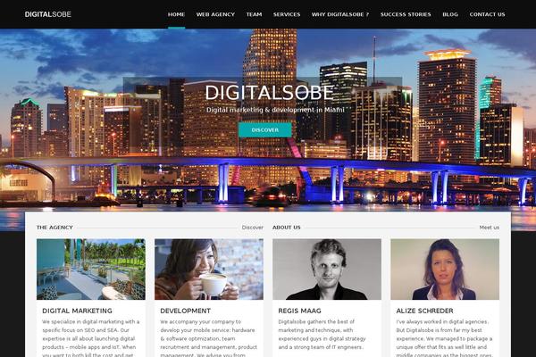 Passage theme site design template sample