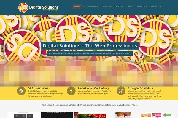Flat Theme theme site design template sample