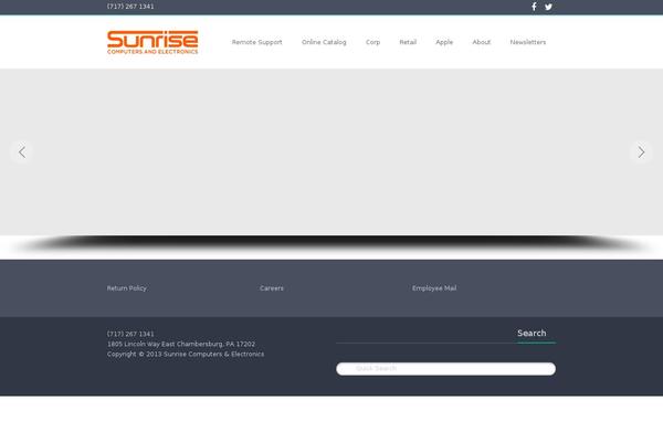 Tech-life theme site design template sample