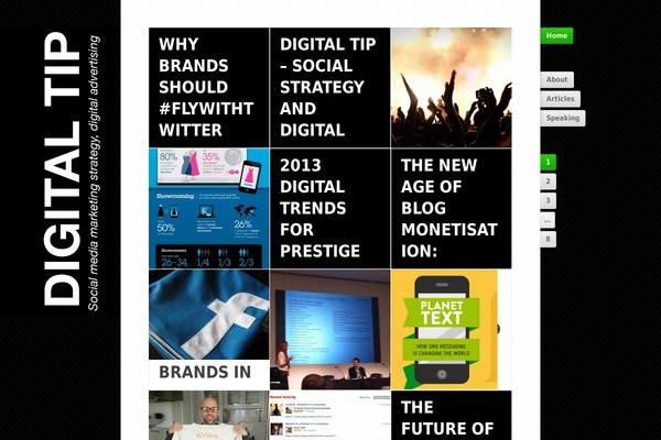 Blocco theme site design template sample
