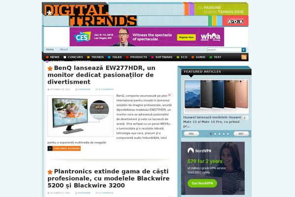 MAGNET theme site design template sample