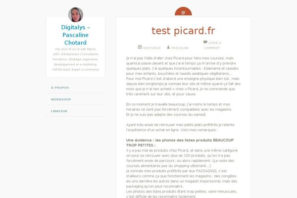 Fictive theme site design template sample