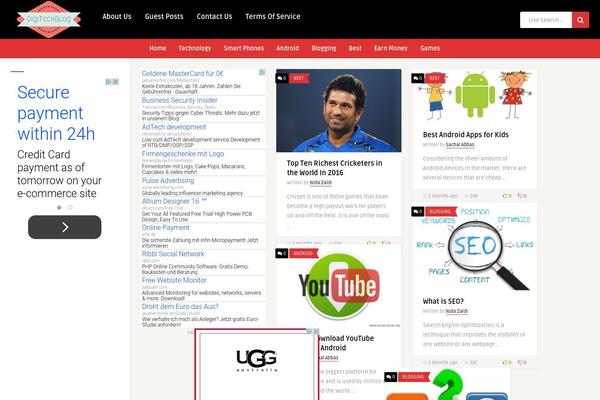 digitechblog.com site used Pin
